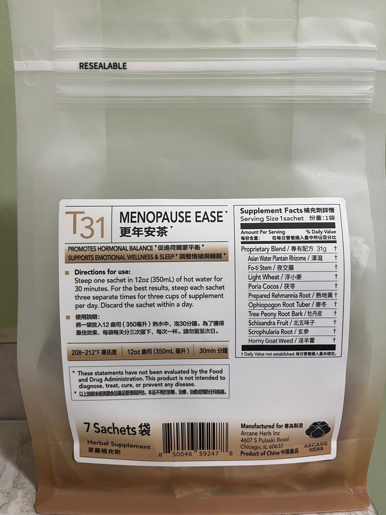 Menopause ease